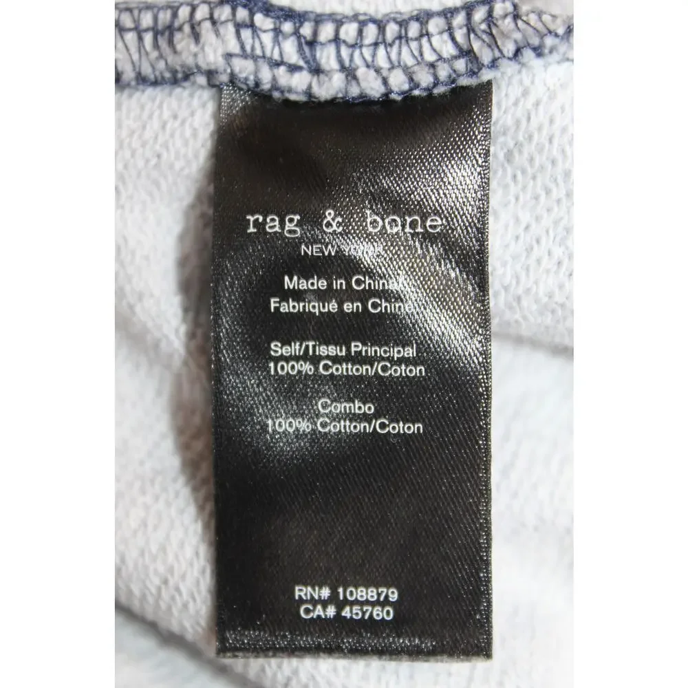 Rag & Bone Blue Faux Distressed Denim Cotton Casual Stretchy Soft Summer Shorts